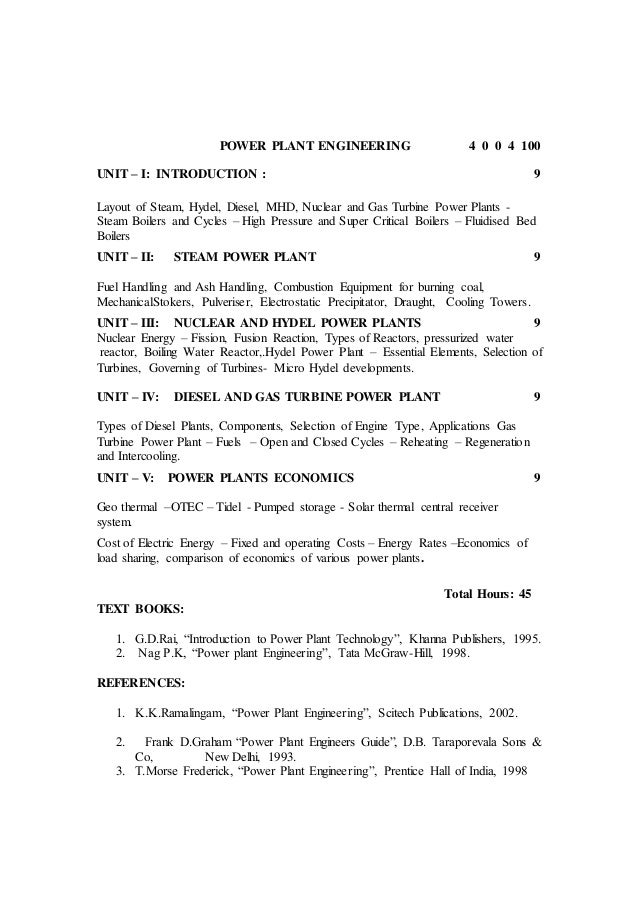 Thermal Power Plant Engineering Book